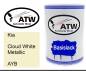 Preview: Kia, Cloud White Metallic, AYB: 500ml Lackdose, von ATW Autoteile West.